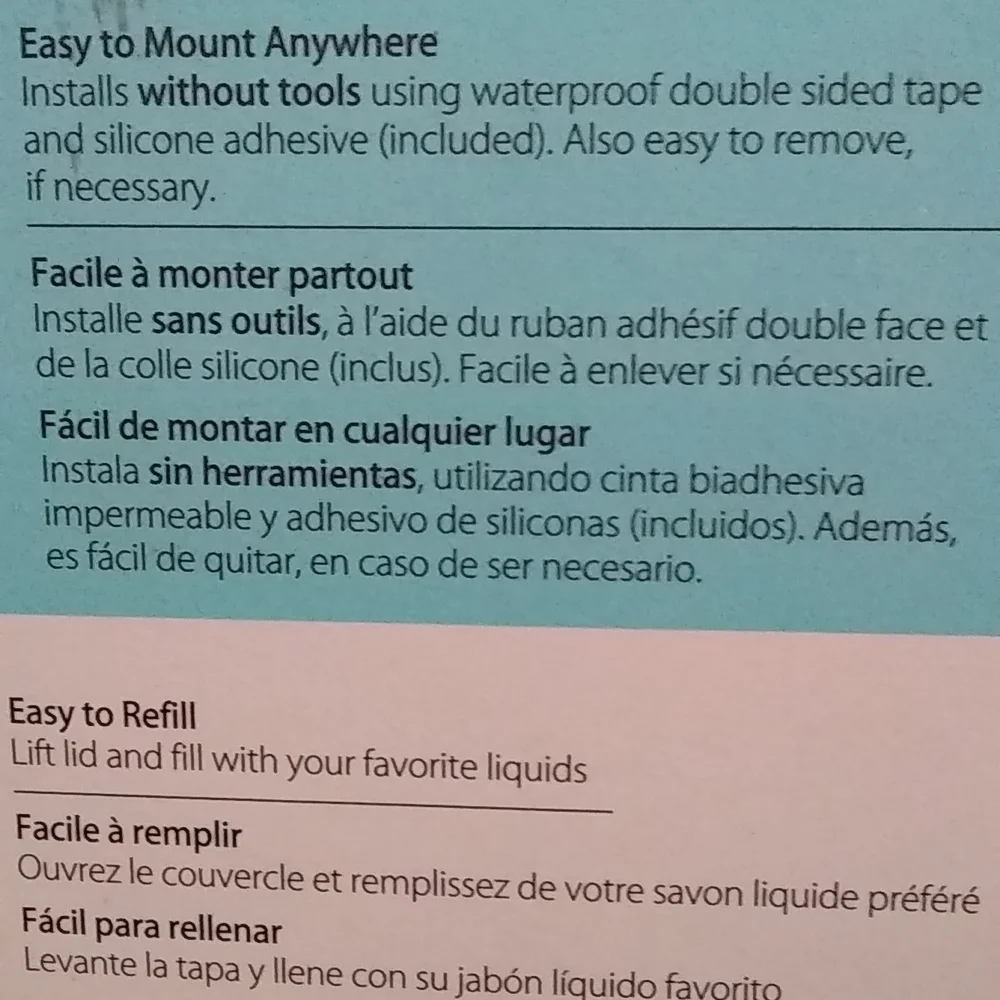 Trio Shower Dispenser